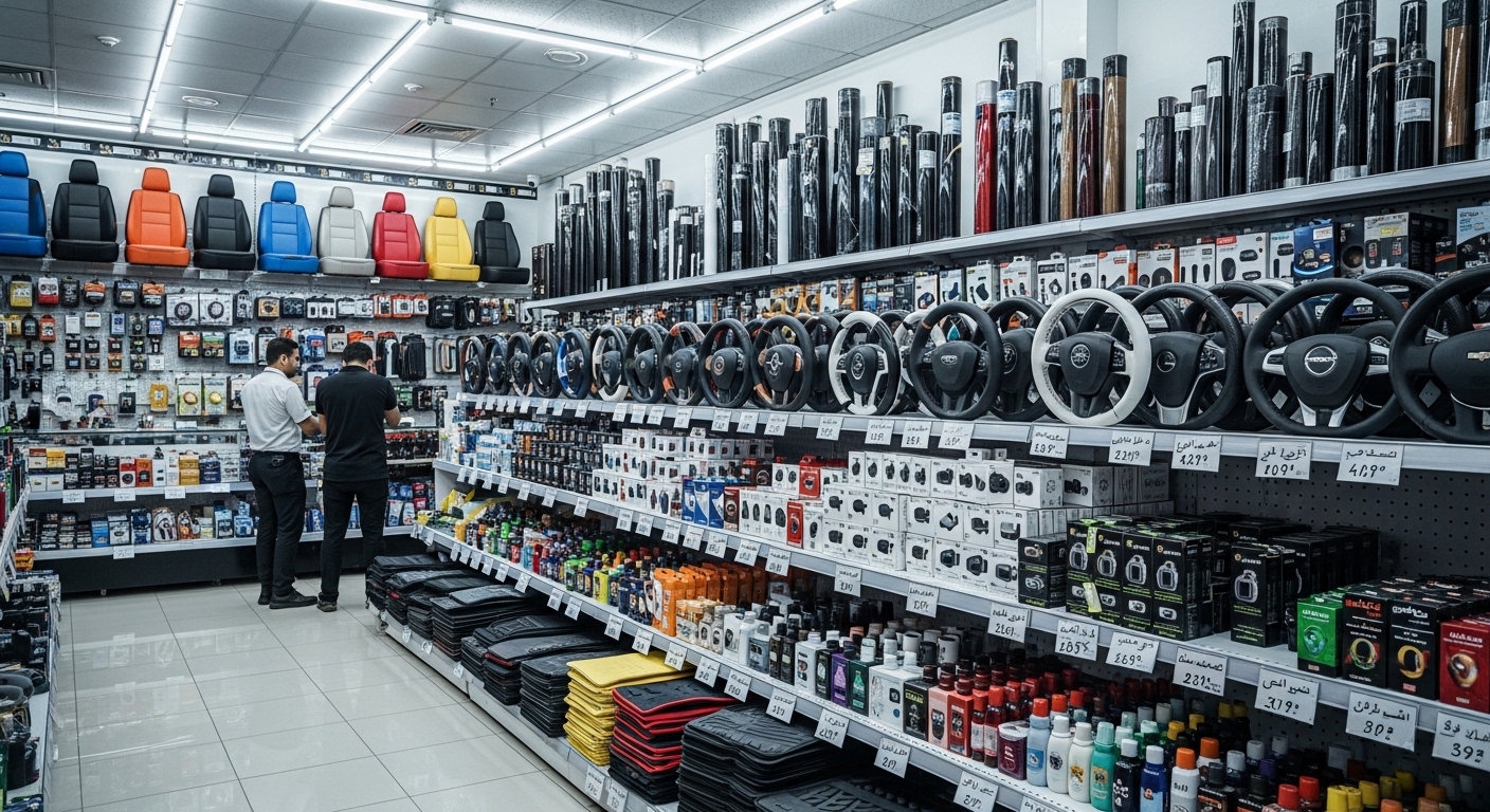 Car Accessories Abu Dhabi — Al Sham Palace Auto Car Service, Mohamed Bin Zayed City, UAE (lat 24.3338632, lng 54.5345258)